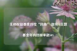 主动权益基金持续“回血” 部分AI主题基金年内回报率超50%